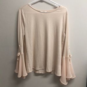 Lauren Conrad flutter sleeve shirt